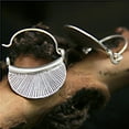 thumbnail image 7 of QQTDFG 925 Sterling Silver Boho Leaf Huggie Hoop Earrings F0423-default, 7 of 7