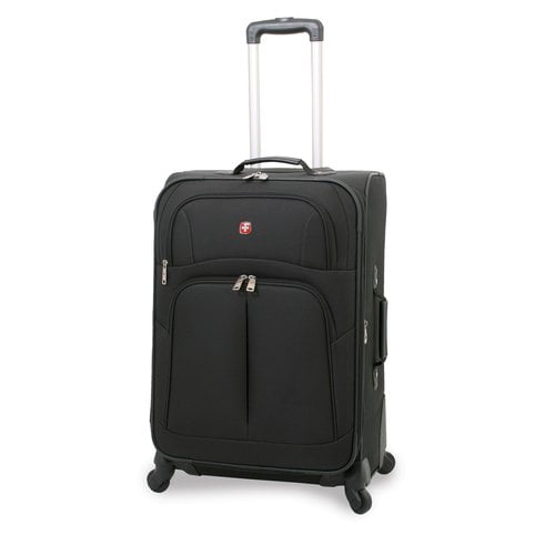 24 Spinner Luggage, Black - Walmart.com