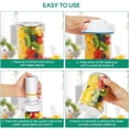thumbnail image 2 of Sellador al vacío, kit de sellador al vacío eléctrico con tapas de boca ancha y regular, máquina de sellado al vacío para almacenamiento de alimentos, 2 of 5