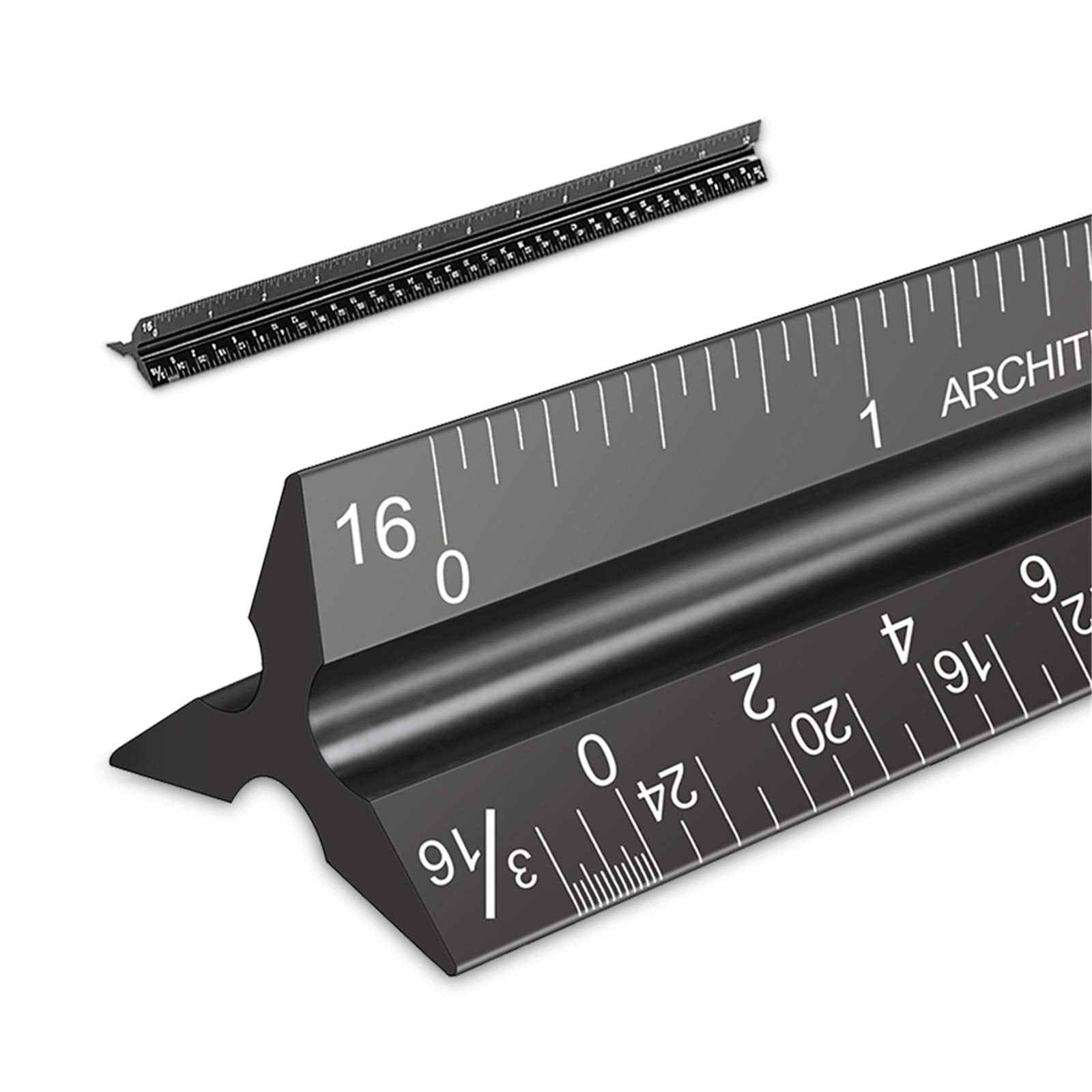 Architectural Scale Ruler, Imperial Measurements 12'', Laser-Etched ...