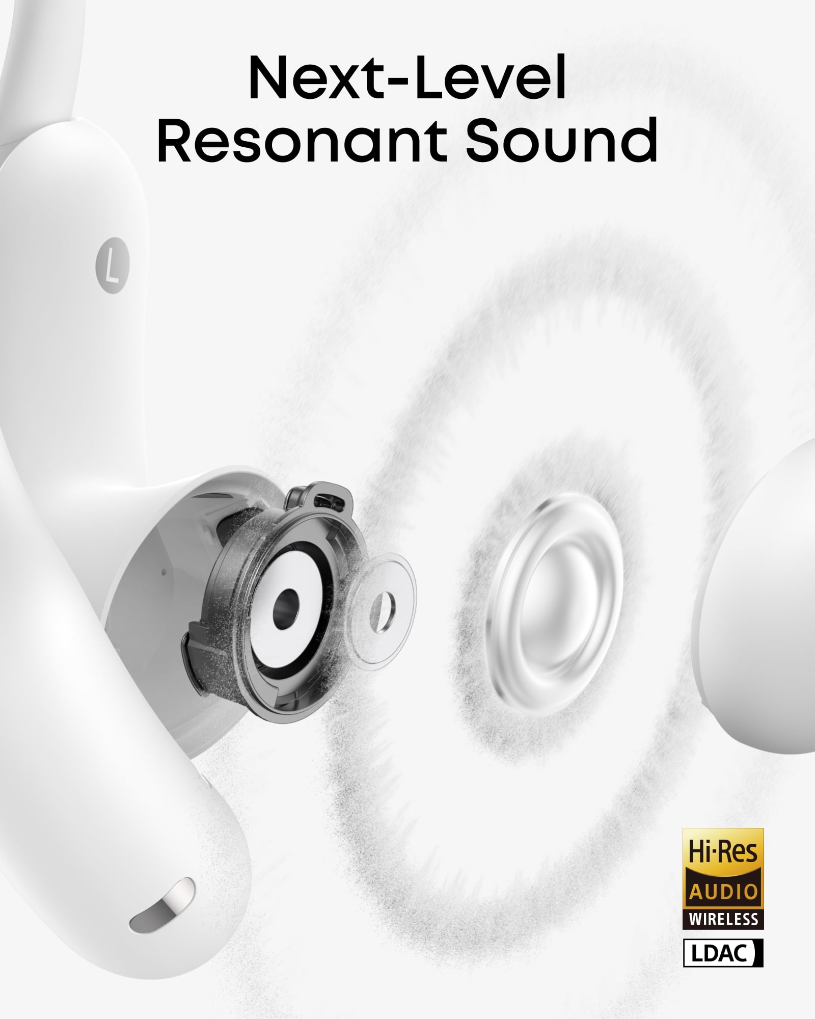 Soundcore AeroFit 2 Pro by Anker, Open-Ear with Semi-In-Ear Active Noise Cancellation, Dual-Form Earbuds, Adjustable Ear Hooks, Hi-Res, LDAC, 4-Mic AI Clear Calls, IP55 Water-Proof, Wireless Charging
