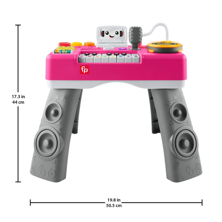 フィッシャープライス DJテーブル＆ピアノ Fisher-Price Laugh & Learn Mix & Learn DJ Table, Pink Musical