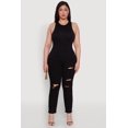 thumbnail image 3 of Womens Plus Size Basic Crew Neck Tank Top, 3 of 5