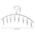 thumbnail image 2 of HBFAGFB Stainless Steel Socks Panties Rack Versatile Bedroom Organizers and Storage Tool A One Size, 2 of 2