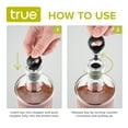 thumbnail image 5 of True 3 Locking Wine Stoppers with 1 Key for Wine and Liquor Bottles, Gifts, 5 of 11