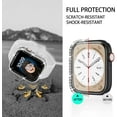 thumbnail image 3 of Bling Case for Newest Apple Watch 2022 (2nd Gen) Series SE/6/5/4 44mm, 4-Pack Screen Protector Diamonds Rhinestone Protective Frame Glitter Cover Replacement for iWatch Series SE/6/5/4 44mm Women, 3 of 5