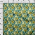 thumbnail image 3 of oneOone Cotton Flex Yellow Fabric Tropical Leaf Sewing Fabric By The Yard Printed Diy Clothing Sewing Supplies 40 Inch Wide, 3 of 4