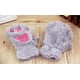 thumbnail image 1 of Invierno lindo gato de dibujos animados niña guante engrosamiento pelusa oso pata medio dedo guantes G22 ShuxiuWang 8390613620279, 1 of 1