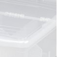IRIS Large Media Storage Box, 3 Pack, Clear