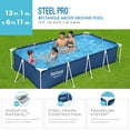 thumbnail image 4 of Bestway Steel Pro 13' x 7' x 32" Ground Swimming Pool (Pool Only) (For Parts), 4 of 10