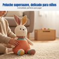 thumbnail image 4 of Abbraccia Muñeco de liebre de peluche, criatura suave, ayuda para dormir infantil, regalo de cumpleaños, juguete relajante, 4 of 6