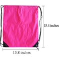 thumbnail image 2 of 10 colores Mochila con cordón Bolsas Saco Paquete Cinch Tote Bolsa de poliéster de almacenamiento deportivo para viajes de gimnasio, 2 of 5