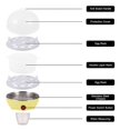 thumbnail image 2 of Wrea Egg Cooker,14 Egg Capacity Rapid Electric Egg Boiler Maker with Auto Shut Off Feature, Yellow, 2 of 8