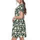 thumbnail image 2 of Easygdp White Daisies and Bee para Vestido Transpirable de Mujer, Vestido Suelto de Manga Corta con Pliegues y Bolsillos para el Verano, 2 of 6