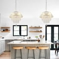 thumbnail image 3 of Bella Depot Moden Crystal 3-Light Pendant Light Kitchen Island Pendant Light, 3 of 10