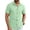 Green, variant on Mens Button Down Shirts Short Sleeve Lightweight Collared Shirts Casual Loose Fit Shirt Beach Vacation Summer Fashion Shirt Green L