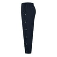 thumbnail image 5 of dazeni Comfy Corduroy Capris for Women Elastic Waisted Cropped Pants Casual Pull On Pants with Pockets Baggy Loose Slacks Dark Blue Medium, 5 of 7