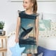 thumbnail image 4 of Balery Dancing Whale Camisón de princesa para niñas, pijama de algodón con mangas abullonadas, suave y bonito.-X-Large, 4 of 6