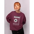 thumbnail image 2 of Poster Spiral Techno Style Sweatshirt Women -Image by Shutterstock, Female 3X-Large, 2 of 4