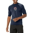 thumbnail image 3 of Kanu Surf Men's Mercury UPF 50+ Short Sleeve Sun Protective Rashguard Swim Shirt Large Avalon Navy, 3 of 4