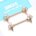 thumbnail image 5 of A Pair of Golden Adorable Mixed Flavor Ice Cream Cone Nipple Barbell, 5 of 5