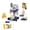 Blue, variant on 29 Piece Kids Cleaning Toy Set Toddler Pretend Play, Detachable Housekeeping Kit with Vacuum Broom Mop for Children Ages 3+