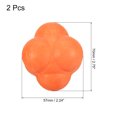 thumbnail image 2 of Unique Bargains Bounce Reaction Balls Coordination Training Ball Agility Trainer TPR, Orange 2 Pack, 2 of 4