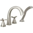 thumbnail image 2 of Delta T47776 Stryke Deck Mounted Roman Tub Filler - Brilliance Stainless, 2 of 3