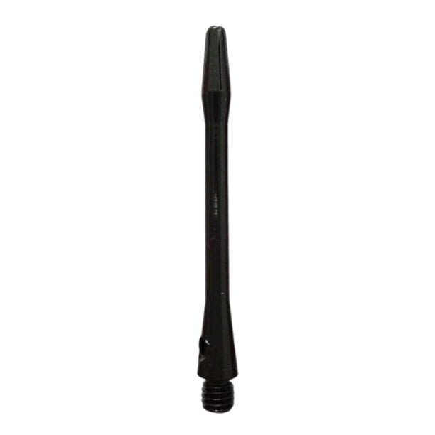Sonducket Varilla de dardo de rosca, duradera, resistente, ligera, aleación de aluminio, centro a prueba de caídas, ejes de dardos, vástagos, tiro y tiro con 53 mm negro