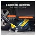 thumbnail image 5 of 2 Ton Low Profile Floor Jack - Heavy Duty Rapid Pump, Dual Piston, 3.2"-14.6" Lift Height, Vehicle Lifting for Cars, Trucks, SUVs - Auto Repair Tool, 5 of 7