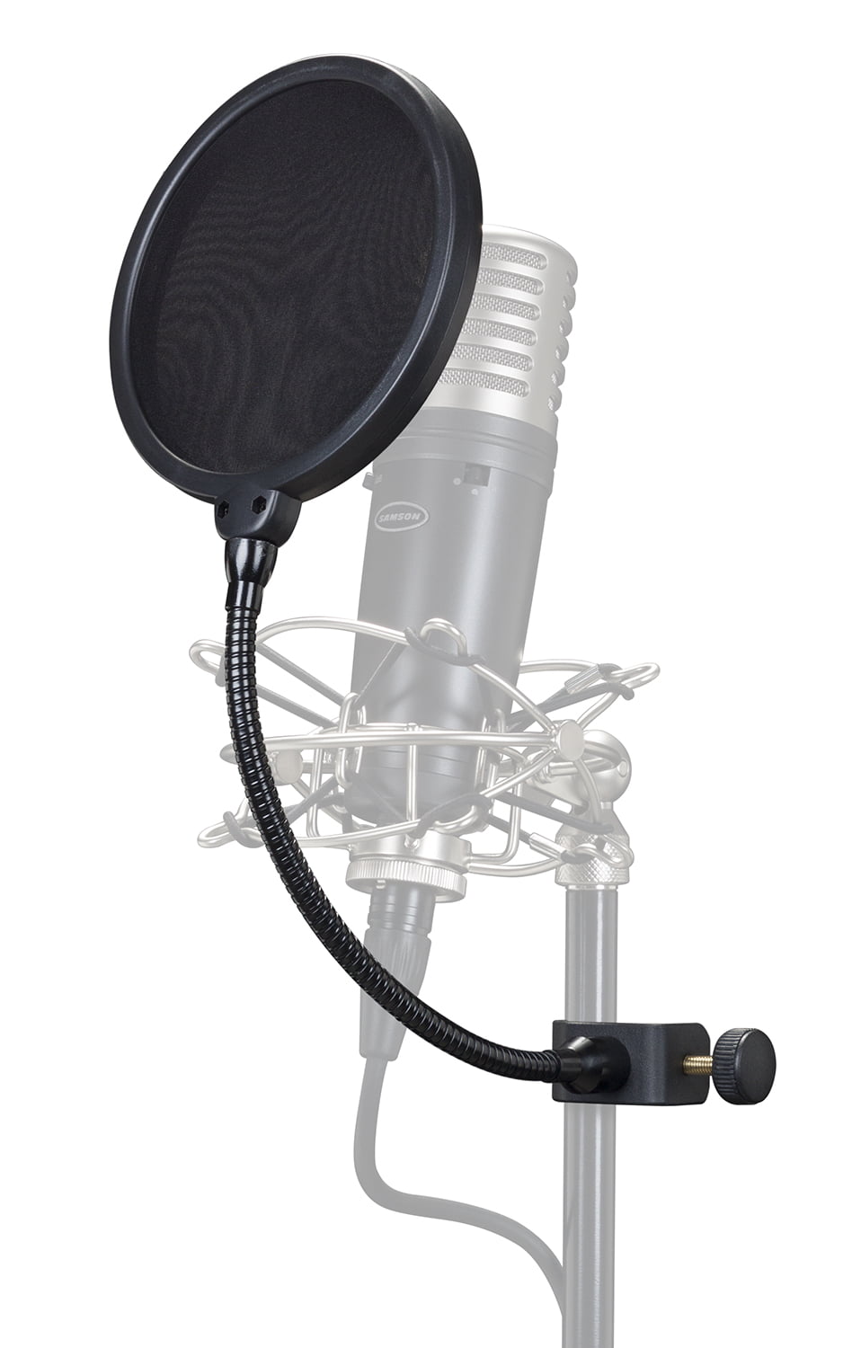 Audio Technica AT2020 Studio Recording Microphone Condenser Mic+Stand+Pop  Filter