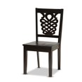 thumbnail image 2 of Baxton Studio Mina Modern and Contemporary Transitional Dark Brown Finished Wood 5-Piece Dining Set, 2 of 5