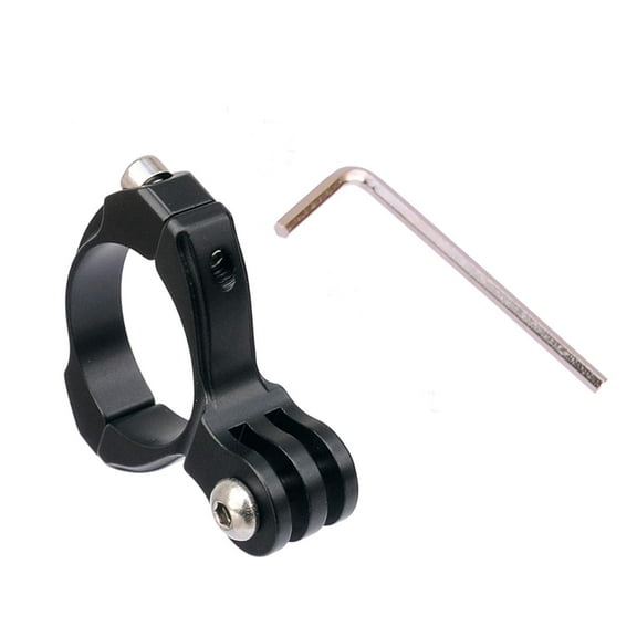 Gopro Handlebar, Gopro Bike Mount, Fotasy O Shape Black 30mm-31.8 mm Aluminum Handlebar Bike Mount for GoPro Hero Cameras HERO2 HERO3 Hero4 Hero5 hero6 Hero7 Hero8 Hero9 Hero10