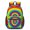 Red and Green Tie Dye Pattern, variant on Green and Yellow Tie Dye Pattern 17" Waterproof Oxford School Backpacks for Teens, S-Shape Padded Straps, for School, Travel, Hiking, Camping
