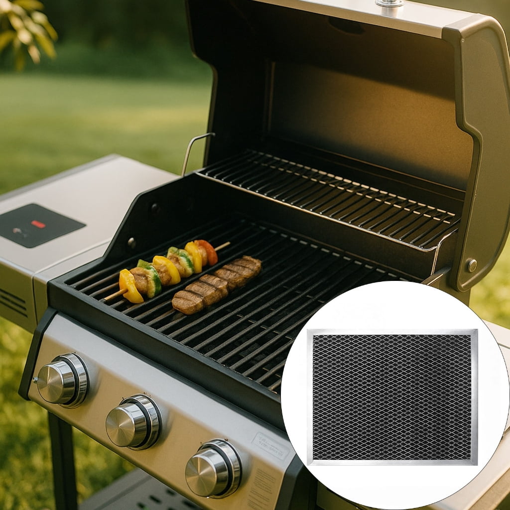 MOMOJIA Outdoor Barbecue Ranges Hood Filter Efficient Odor Elimination Heat Resistant