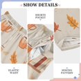 thumbnail image 6 of FORMRS Boys Pajama Pants with Pockets Size 6-8Y Kids Lounge Sleep Bottoms, Beige Fall Acorns Pattern, 6 of 8