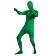 thumbnail image 2 of AOYLISEY Body de cuerpo entero verde para adultos, traje de cosplay Zentai de nailon y licra, mono de mujer para hombre, disfraz de Halloween, 2 of 5