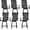 Gray Gen2, variant on Outdoor Swivel Bar Stools Gen 3, Set of 4 Bar Height, High Back Metal Fabric, Patio Garden, Brown