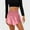 Pink, variant on Bzhegqhd Women's Loose Solid Color Shorts Thin Casual Shorts Sports Wearable Shorts Elastic Waist
