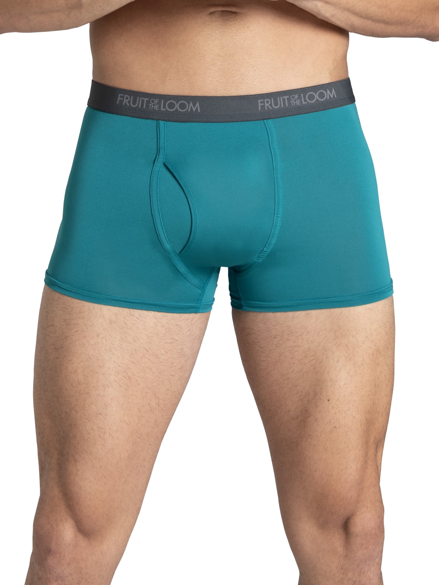 Fruit of the Loom Men's Micro-Stretch Short Leg Boxer Briefs, 5-Pack