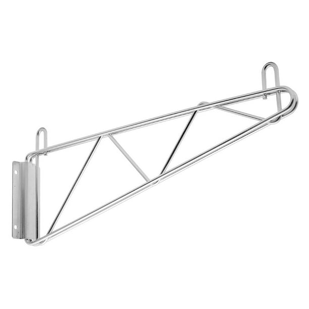 Chrome Wall Shelf Bracket, Each