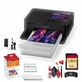 thumbnail image 1 of Canon SELPHY CP1500 Photo Printer (Black) + Canon RP-108 Color Ink and Paper Set + More Bundle(International Model), 1 of 7