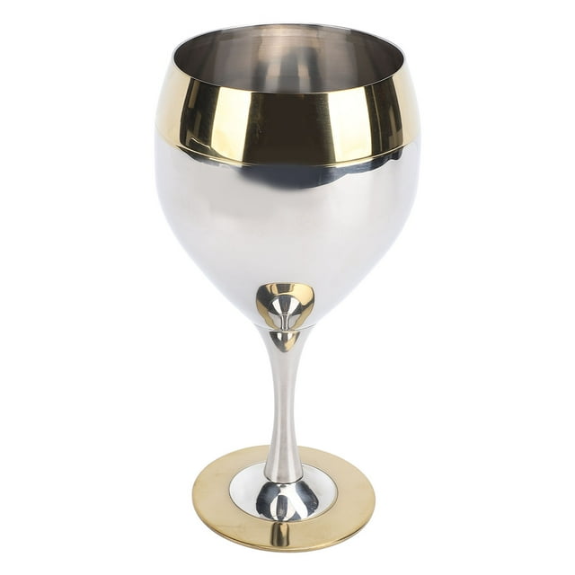Copa De Vino, Copa De Vino De Acero Inoxidable Multiusos, Ligera, Apta Para Lavavajillas, 350 Ml Para Exteriores