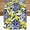Fruit-1, variant on Blue Tiles Lemon Table Runner Summer Fruit Chic Traditional Floral Pattern Kitchen Dinner Runner for Indoor Home Living Room Party Dining Table Decoration 13"x120"