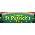 thumbnail image 4 of St Patricks Day Backdrop Banner with Shamrocks and Gold Coins for Party Supplies Photography Props Event Celebration Decorations Background, 4 of 4