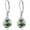 Moss Agate, variant on Moonstone/Turquoise/Larimar/Moss Agate/White Opal/Rose Quartz/Labradorite/Lapis Lazuli/Black Agate Earrings for Women Sterling Silver Small Round Stone Leverback Earrings Jewelry