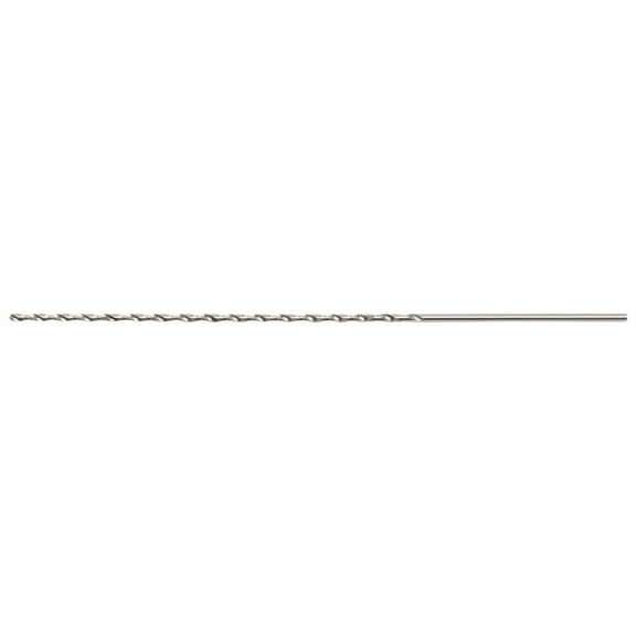 HSS Straight Shank 4mm Twist Head 300mm Long Drill Bit Silver Tone