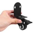 thumbnail image 6 of GOOHOCHY 2pcs Swivel Caster Wheels Replacement Furniture Casters Heavy Duty No Noise Casters with Wheels Plastic Swivel Plate Casters for Luggage Baby Bed Trolley Workbench Casters Black, 6 of 7