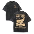thumbnail image 6 of Christian Graphic T Shirts for Men Vintage Acid Wash Tshirt Oversized Short Sleeve Faith Shirts Casual Streetwear Summer Tops, 6 of 6