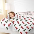 thumbnail image 4 of Feelyou Kawaii Xmas Tree 01, Red Rustic Truck Twin Comforter Sets, Merry Christmas Reversible Bedding Set, Ultra Soft Home Decor,2 Pieces, 4 of 8